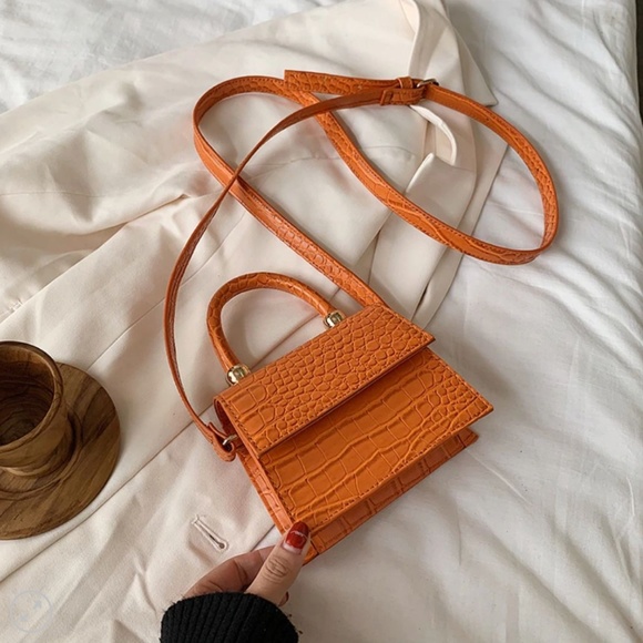 Tom and Deen Orange Mini Bag - Picture 1 of 3